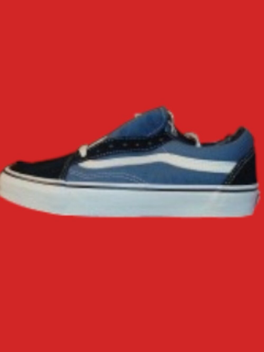 Vans Old School Skate Shoe, Mens 5, Navy/White